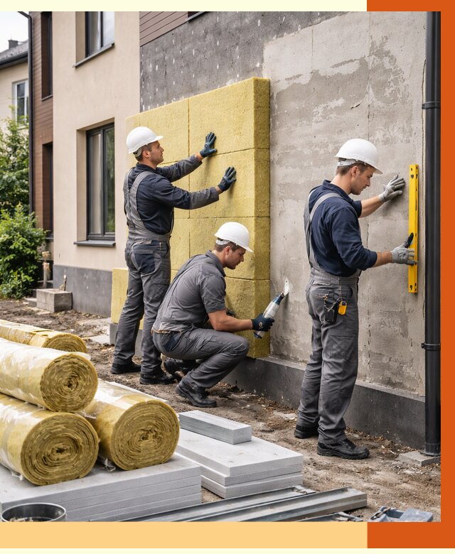 Утепление таунхауса в ессентуках от 7342 руб/м2 — комплекс под ключ | ТепломастерСсн