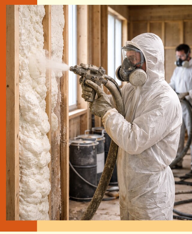 Утепление каркасного дома пенополиуретаном в ессентуках