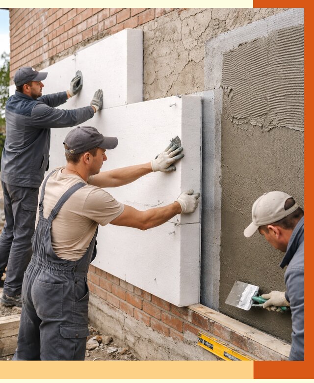 Утепление кирпичного дома в ессентуках от 4283 руб. под ключ | ТепломастерСсн