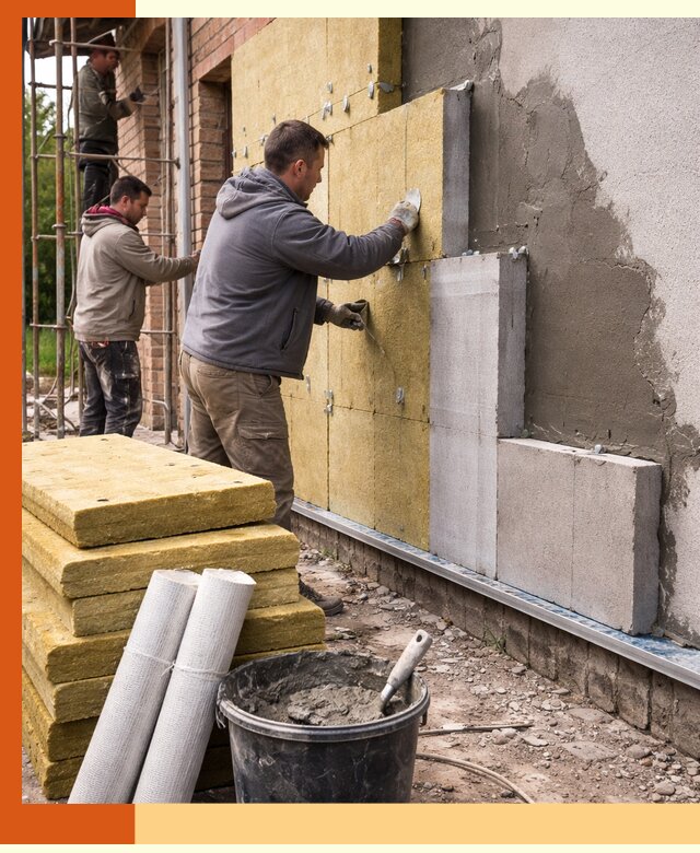 Утепление кирпичного дома под ключ в ессентуках