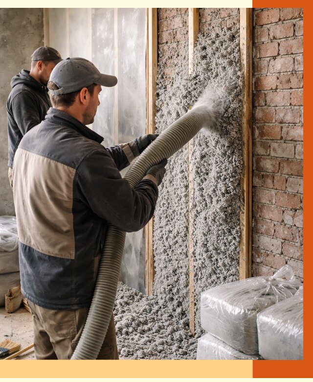 Утепление кирпичного дома эковатой в ессентуках от 2396 руб./м² | ТепломастерСсн