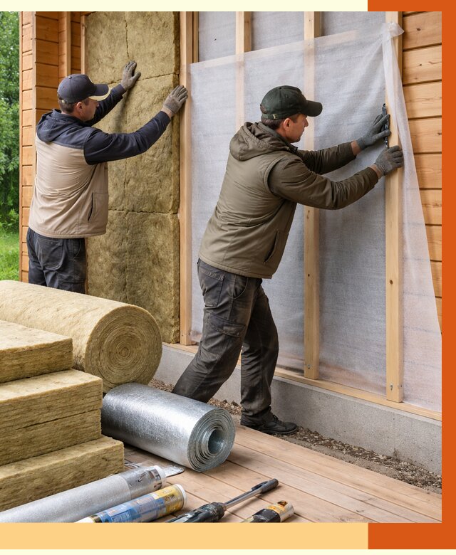 Утепление дома из двойного бруса в ессентуках от 4895 руб./м² — ТепломастерСсн под ключ