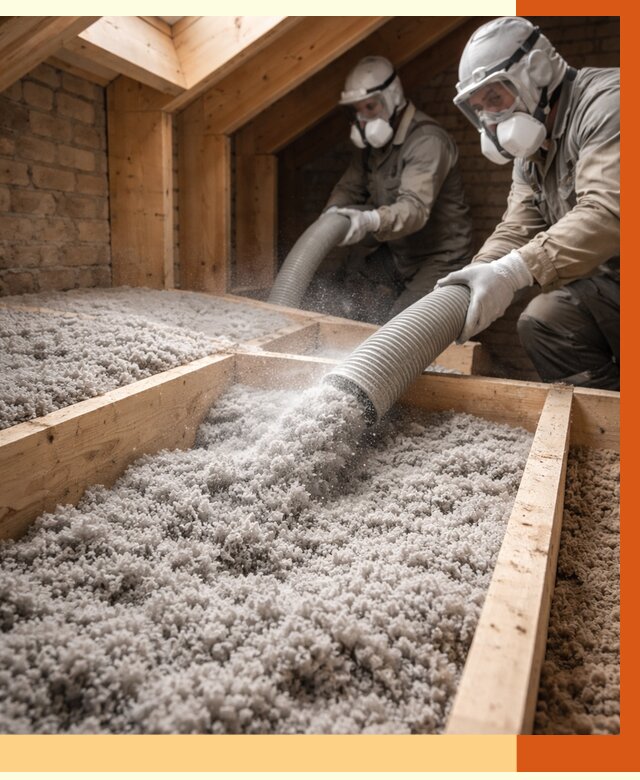 Утепление коттеджа эковатой в ессентуках от 2549 руб./м² — комплексная задувка и монтаж | ТепломастерСсн