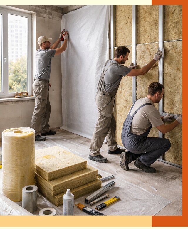 Утепление квартиры в ессентуках от 4589 руб/м2 — утеплить квартиру изнутри и снаружи | ТепломастерСсн