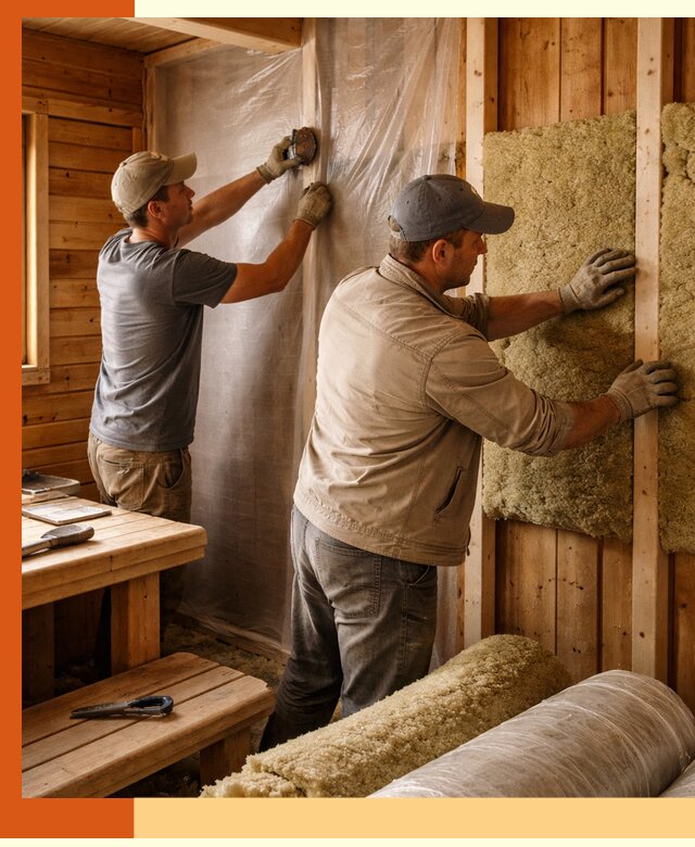 Утепление бани изнутри в ессентуках качественно и недорого