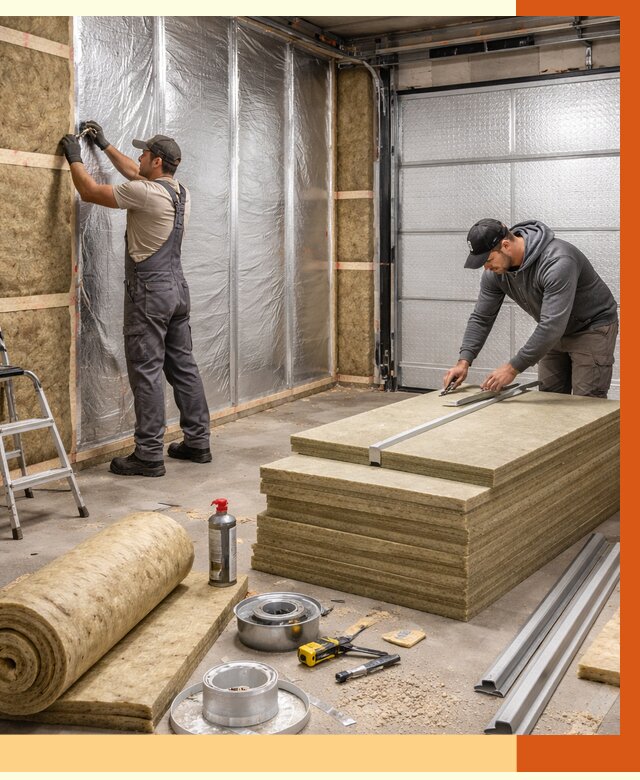 Утепление гаража в ессентуках от 4589 руб/м2 — комплексное утепление ворот и стен | ТепломастерСсн