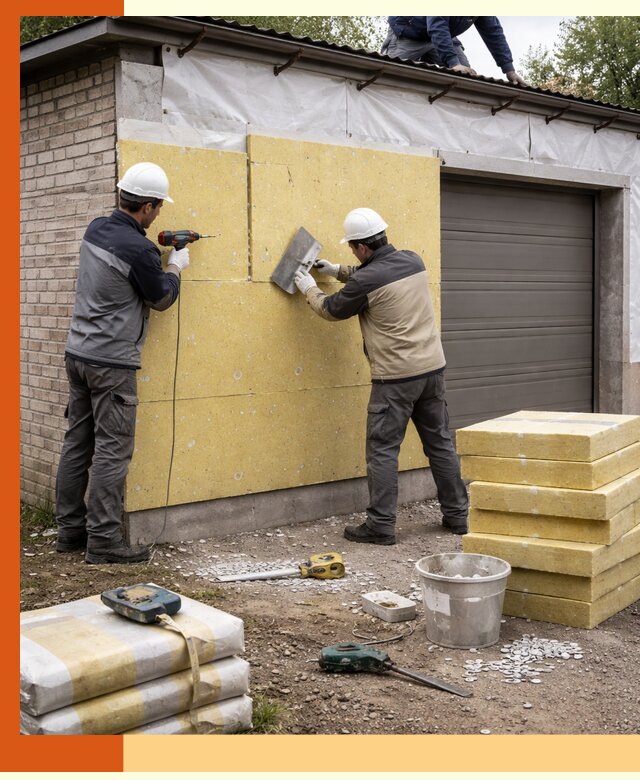 Утепление гаража снаружи в ессентуках качественно и надёжно