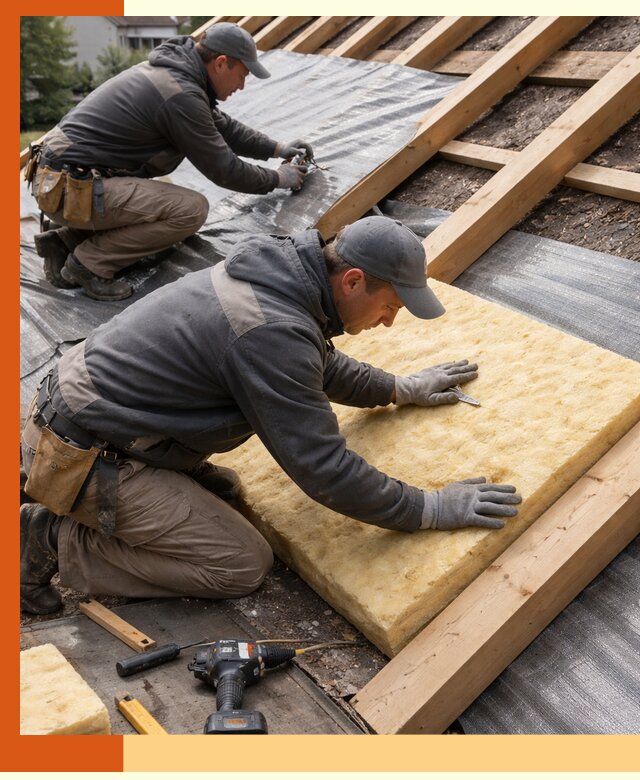 Профессиональное утепление крыши в ессентуках качественно и надежно