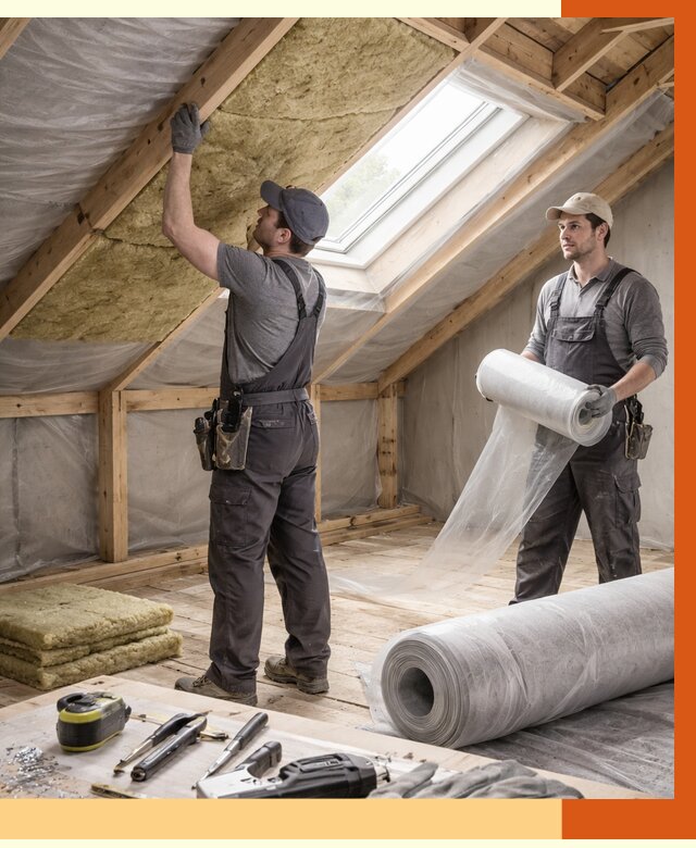 Утепление крыши изнутри мансарды в ессентуках от 4283 руб./м² | ТепломастерСсн