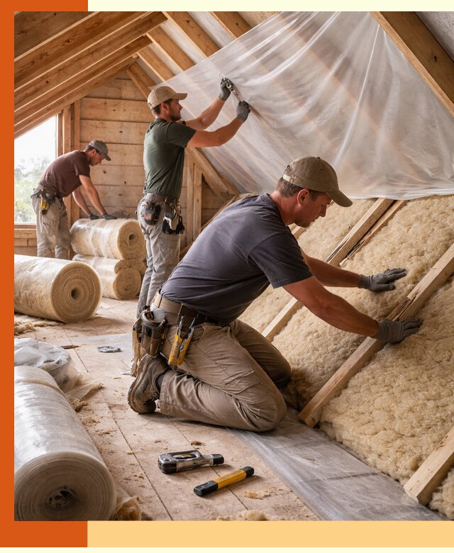 Утепление крыши изнутри в ессентуках: профессионально и надежно