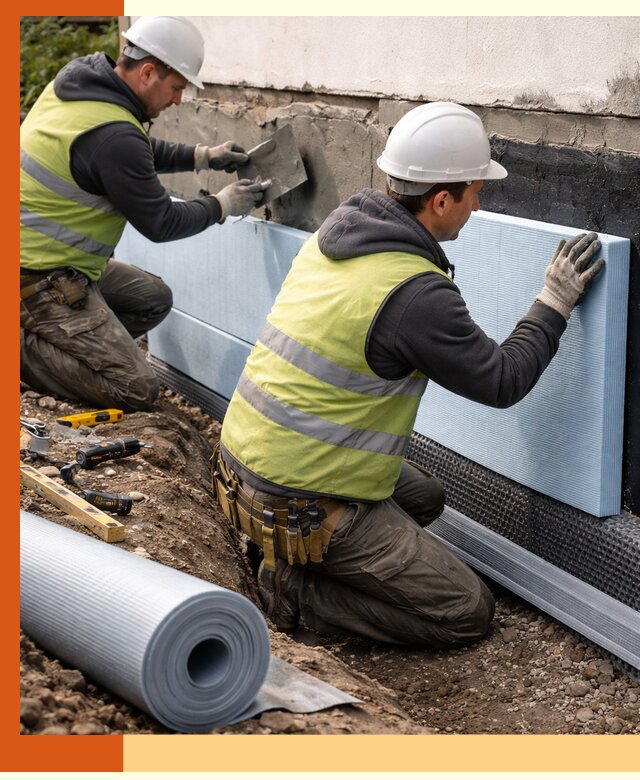 Утепление фундамента снаружи в ессентуках — профессиональная теплоизоляция