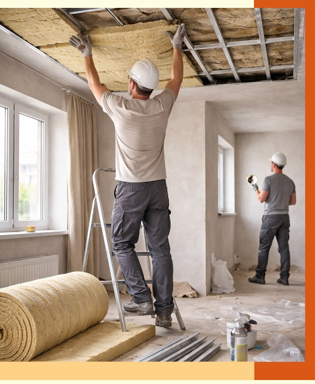 Утепление потолка в частном доме в ессентуках от 969 руб./м² — работы под ключ | ТепломастерСсн