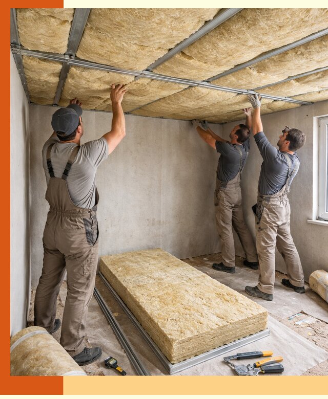 Утепление потолка в ессентуках — тепло и без сквозняков