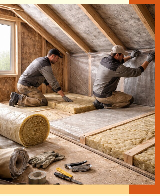 Утепление чердака в ессентуках от 7648 руб/м² — теплоизоляция и комплексное утепление под ключ | ТепломастерСсн