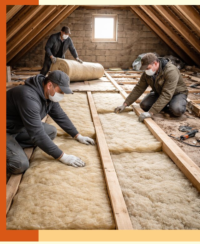 Утепление чердака в ессентуках — профессиональная теплоизоляция кровли