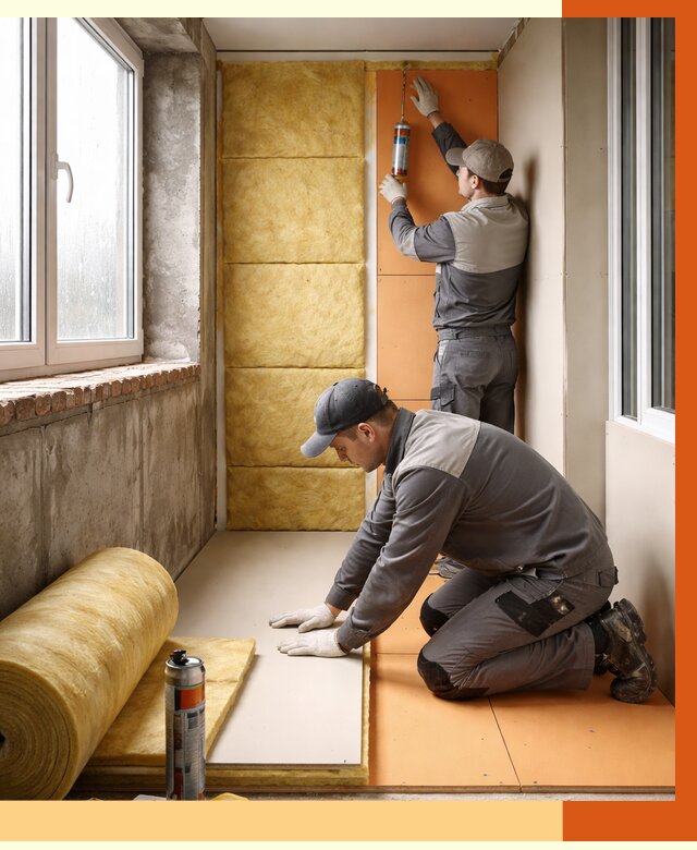 Утепление лоджии под ключ в ессентуках от 6628 руб/м2 — комплексное решение | ТепломастерСсн