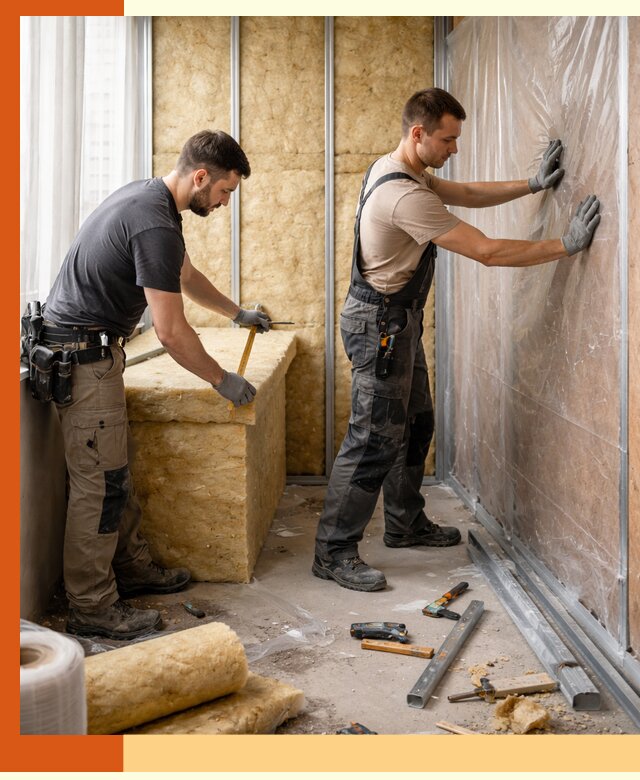 Профессиональное утепление лоджии в ессентуках эффективно и надежно