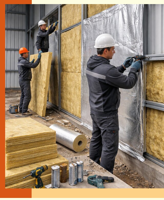 Утепление металлического ангара профессионально в ессентуках