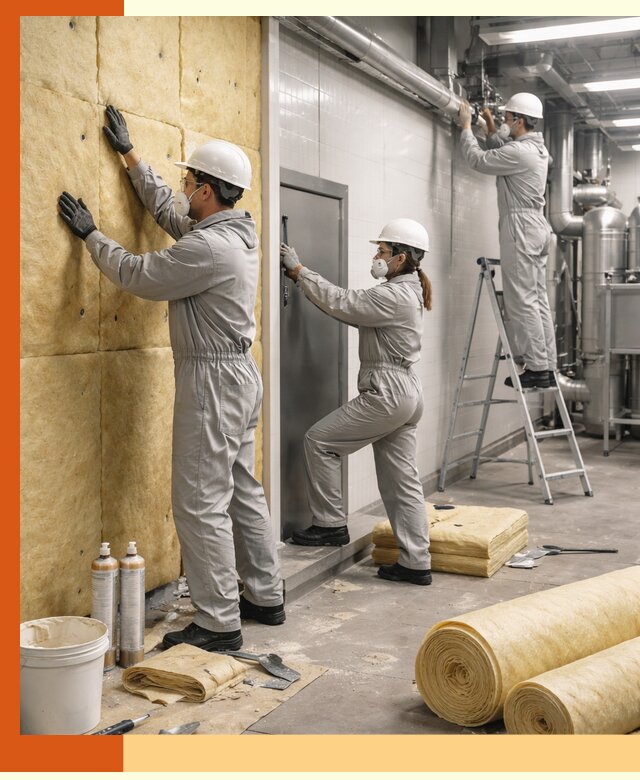 Утепление пищевого цеха под ключ в ессентуках