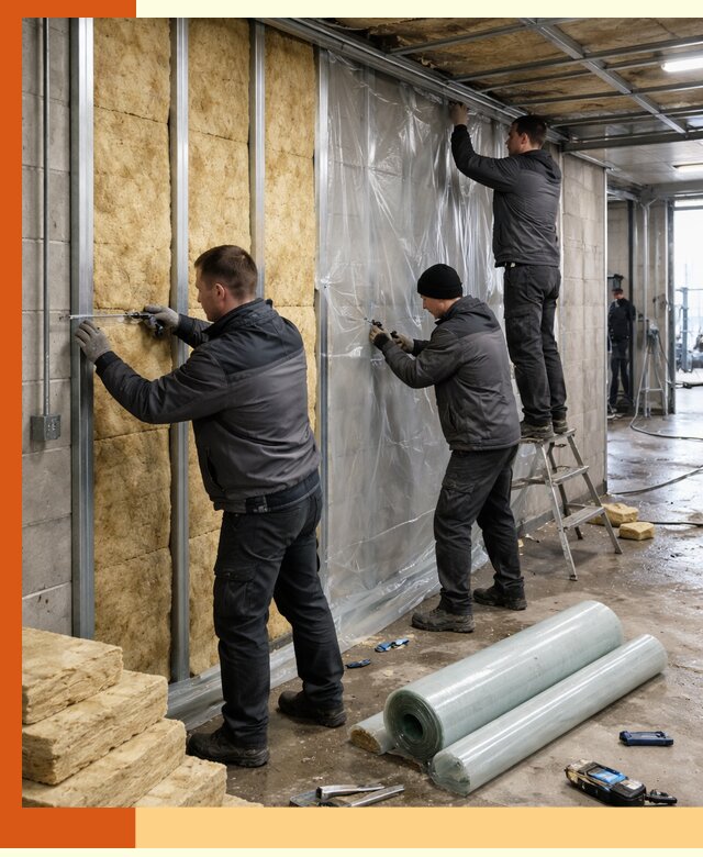 Профессиональное утепление автомойки в ессентуках для любого типа помещений