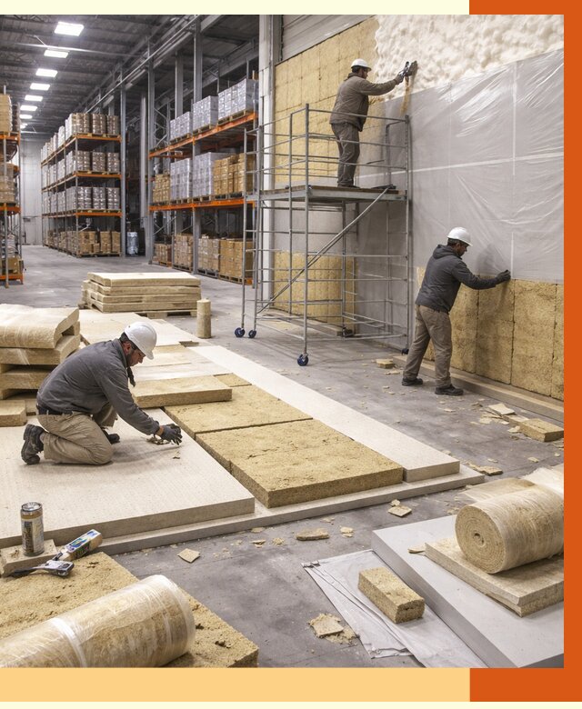 Утепление складского терминала в ессентуках от 7648 руб./м² под ключ | ТепломастерСсн