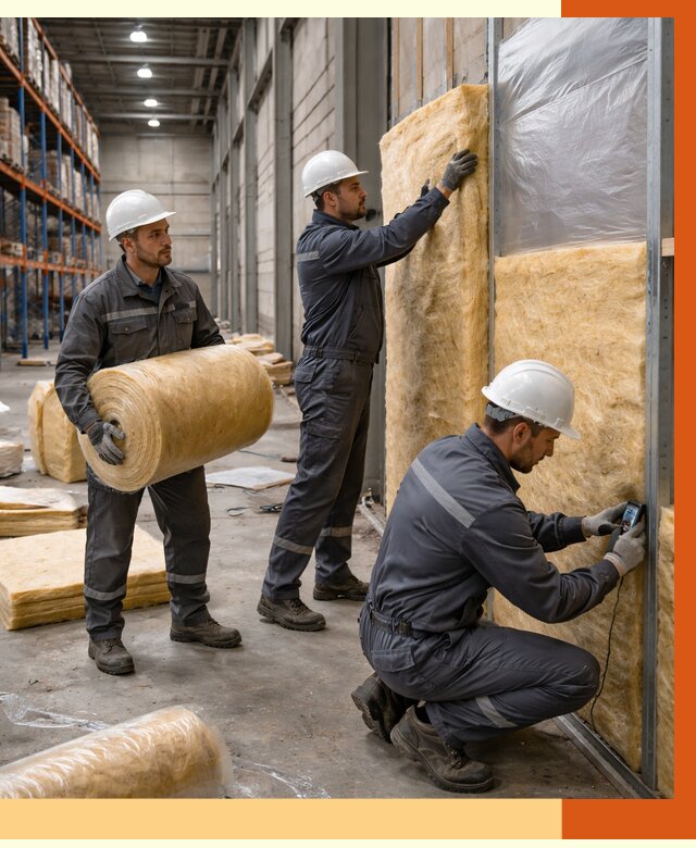 Утепление логистического центра в ессентуках от 4589 руб/м² под ключ | ТепломастерСсн