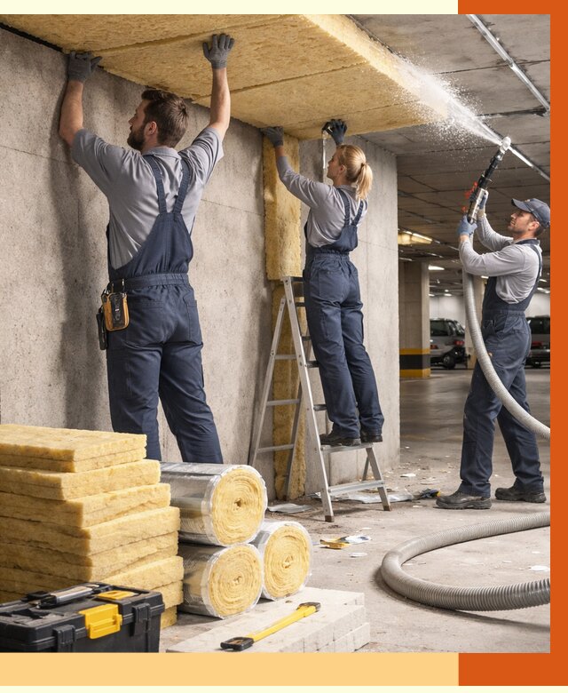 Утепление паркинга в ессентуках от 6934 руб./м2 — работы под ключ | ТепломастерСсн