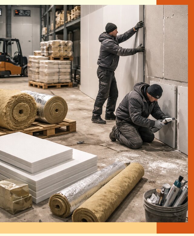 Утепление холодного склада в ессентуках от 8667 руб/м2 — комплексное под ключ | ТепломастерСсн