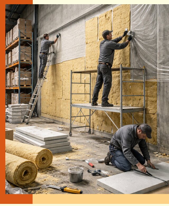 Утепление холодного склада под ключ в ессентуках