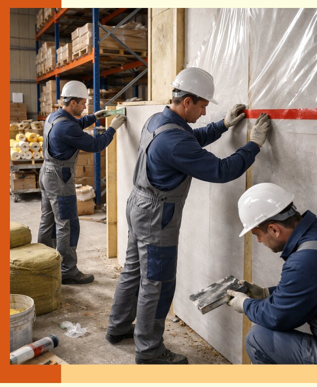 Утепление теплого склада под ключ в ессентуках