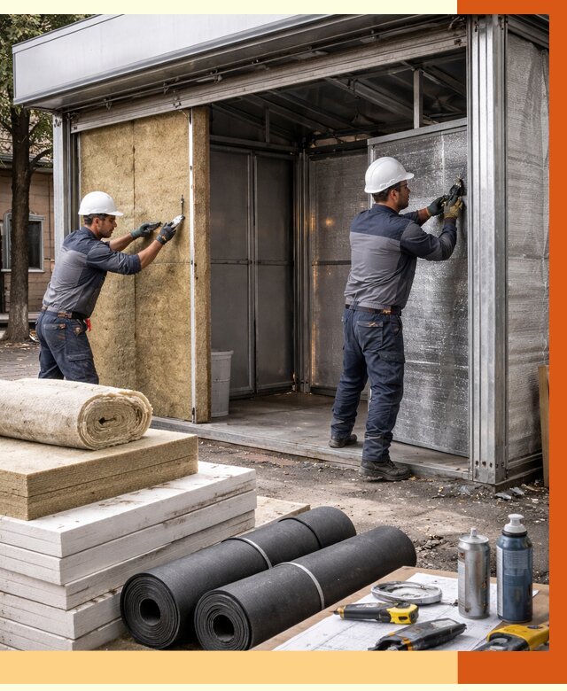 Утепление павильона шаурма в ессентуках под ключ от 1224 руб. за м² | ТепломастерСсн