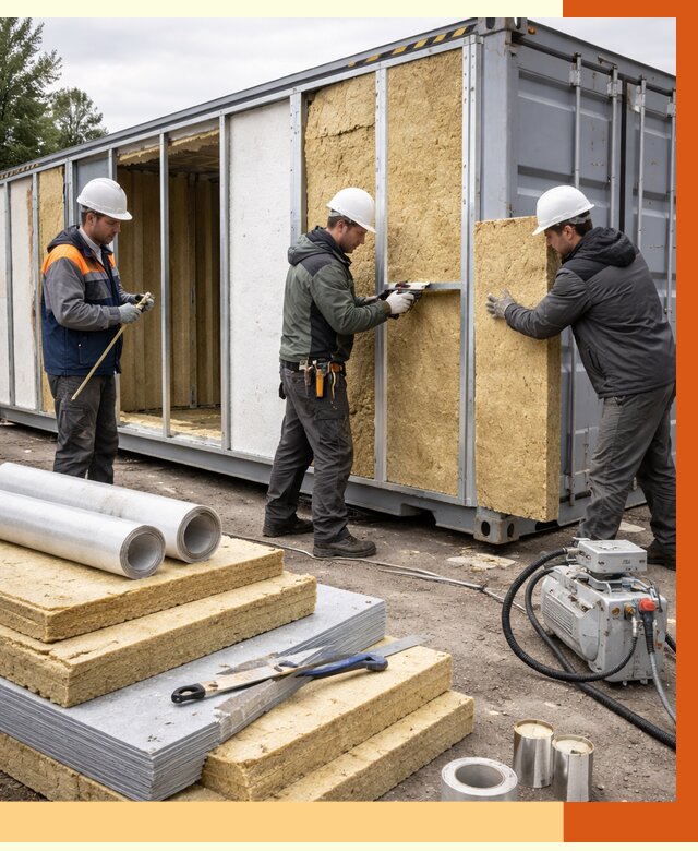 Утепление морского контейнера в ессентуках от 3824 руб. под ключ | ТепломастерСсн