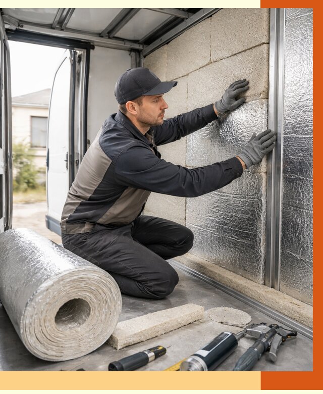 Утепление фургона рефрижератора в ессентуках от 12746 руб./м² под ключ | ТепломастерСсн