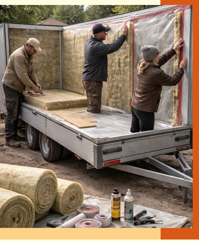 Утепление прицепа в ессентуках под ключ от 12746 руб. — комплекс от ТепломастерСсн