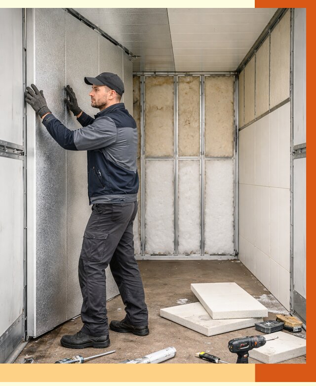 Утепление холодильного кузова в ессентуках от 13766 руб. под ключ | ТепломастерСсн