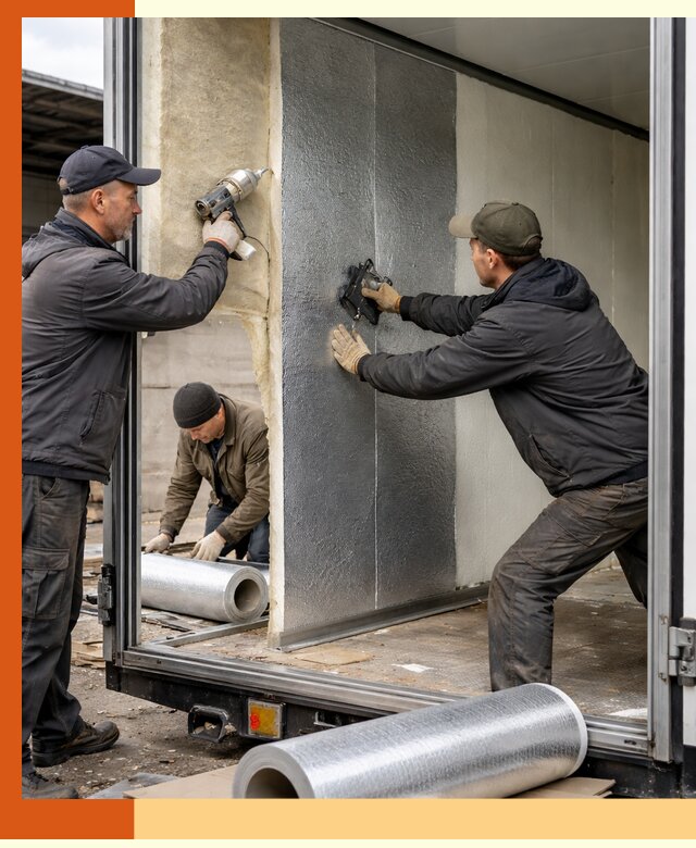 Утепление холодильного кузова в ессентуках — монтаж и теплоизоляция