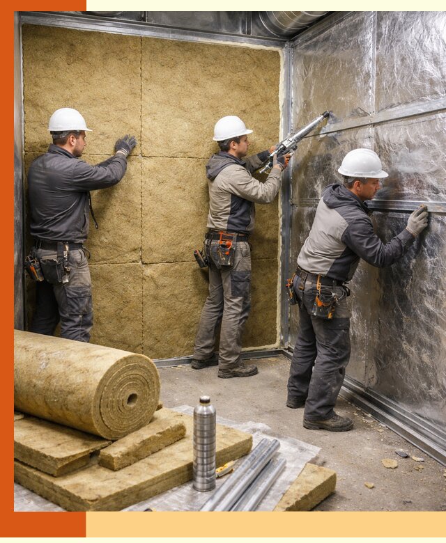 Утепление венткамеры в ессентуках — качественная теплоизоляция и шумопоглощение