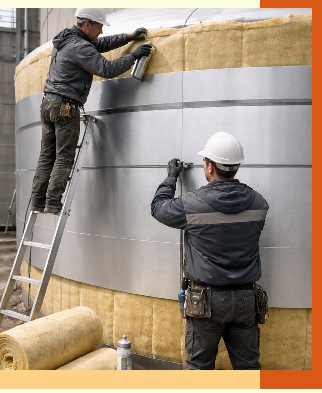 Утепление цистерны в ессентуках пенополиуретаном от 14786 руб. под ключ | ТепломастерСсн