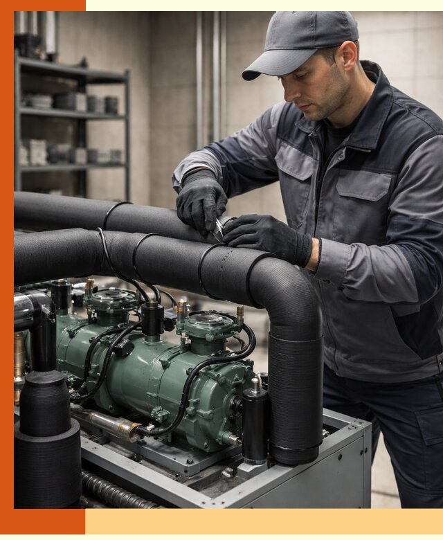 Утепление холодильного агрегата и теплоизоляция в ессентуках