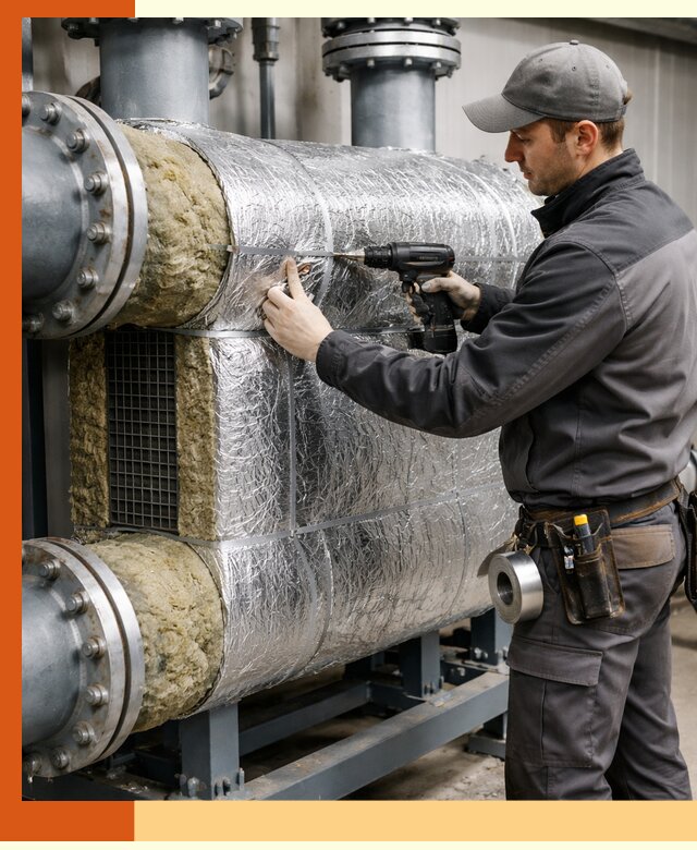 Утепление теплообменника в ессентуках — профессиональная теплоизоляция оборудования