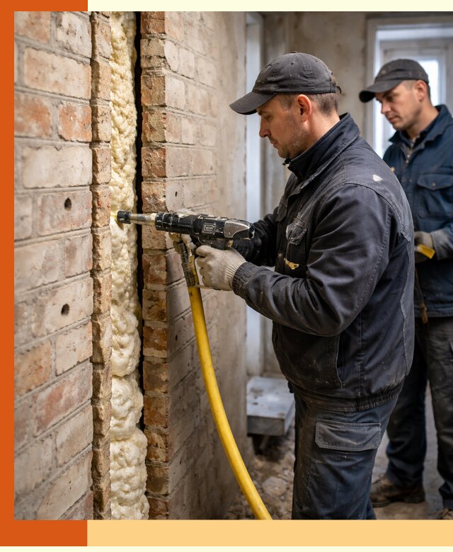 Межстеновое утепление пенополиуретаном в ессентуках