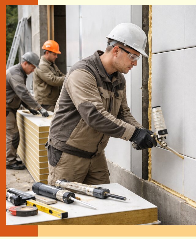 Утепление сэндвич-панелей пенополиуретаном в ессентуках