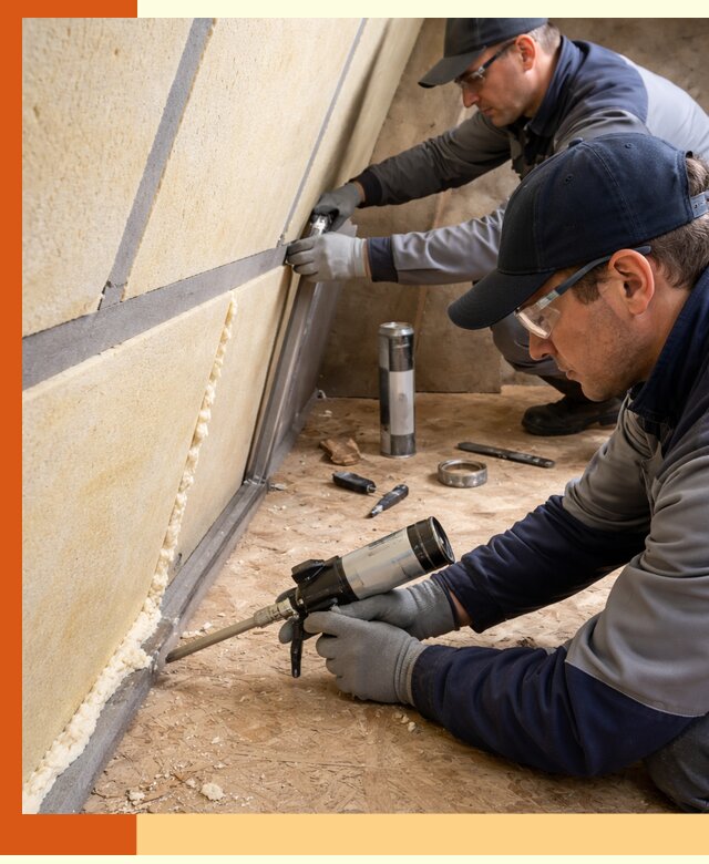 Герметизация стыков ППУ в ессентуках — надежное уплотнение швов