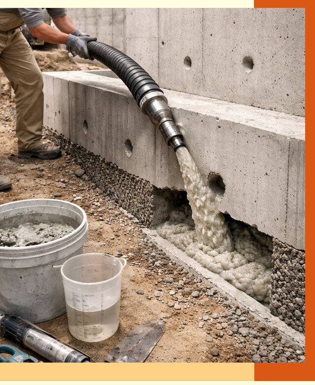 Заполнение полостей фундамента в ессентуках от 6934 руб. под ключ | ТепломастерСсн