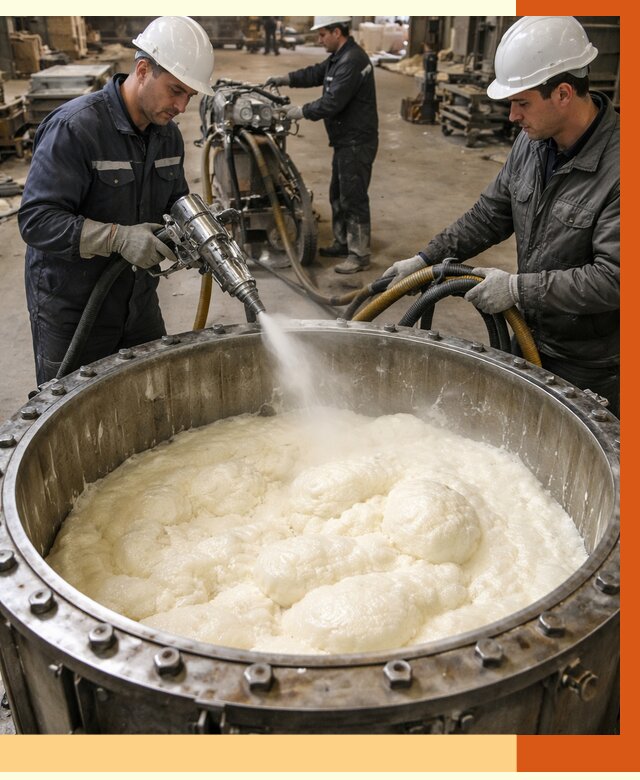 Заливка ППУ в емкости в ессентуках от 7393 руб. — утепление емкости под ключ | ТепломастерСсн