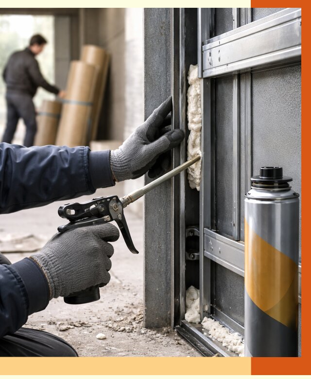 Заполнение пустот ворот в ессентуках от 4589 руб. — заливка ППУ, утепление под ключ | ТепломастерСсн