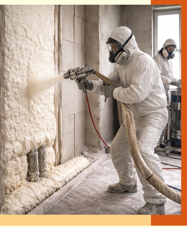 Напыление пенополиуретана в ессентуках от 7648 руб./м2 — услуги и монтаж ППУ | ТепломастерСсн