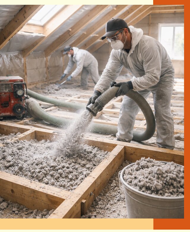 Утепление эковатой в ессентуках от 3008 руб./м2 — монтаж и задувка | ТепломастерСсн