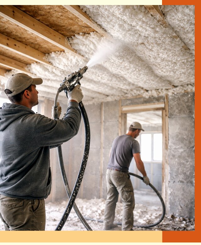 Утепление пеноизолом в ессентуках от 1632 руб./м2 под ключ | ТепломастерСсн