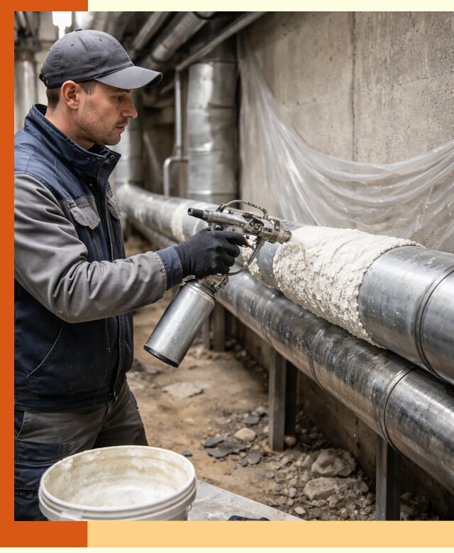 Утепление труб жидкой теплоизоляцией в ессентуках